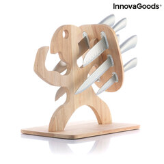 Набор ножей с деревянной подставкой Spartan InnovaGoods, 7 шт. цена и информация | Ножи и аксессуары для них | kaup24.ee