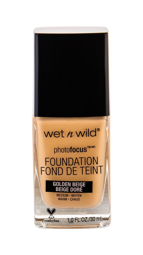 Vedel meigialuskreem Wet n Wild Photofocus Foundation 30 ml, Golden Beige цена и информация | Jumestuskreemid, puudrid | kaup24.ee