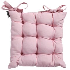 434751 Madison Seat Cushion "Panama" 46x46 cm Soft Pink hind ja info | Toolipadjad ja -katted | kaup24.ee