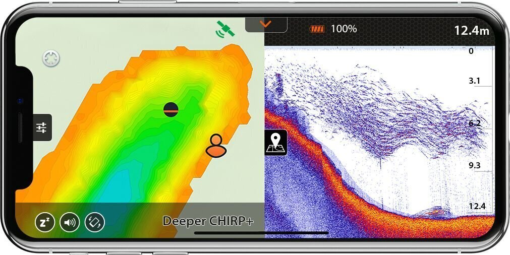 Sonar Deeper Smart Sonar CHIRP+ koos Wi-Fi ja GPS-iga, 3 kiirusega цена и информация | Nutiseadmed ja aksessuaarid | kaup24.ee