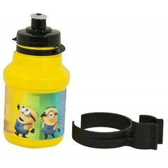 Pudel koos hoidikuga Insportline Minions, 350 ml, kollane цена и информация | Фляги для велосипеда, флягодержатели | kaup24.ee