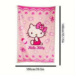 'Hello Kitty tekk - Pehme plüüsist tekk igaks aastaajaks - sobib ideaalselt voodisse, diivanisse, kontorisse, telkimiseks - Masinpestav multikas armas Kawaii tekk sünnipäevaks, jõulukink' hind ja info | Voodikatted, pleedid | kaup24.ee