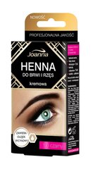 Краска для бровей и ресниц Joanna Henna 15 мл, 1.0 Black цена и информация | Карандаши, краска для бровей | kaup24.ee