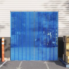 uksekardin, sinine, 300 mm x 2,6 mm 25 m, PVC hind ja info | Ukse hinged, tarvikud | kaup24.ee