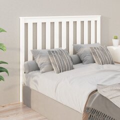 voodipeats, valge, 141x6x101 cm, männipuit hind ja info | Voodid | kaup24.ee