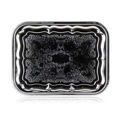 Прямоугольный металлический поднос AKCENT 41 x 31 см цена и информация | Посуда, тарелки, обеденные сервизы | kaup24.ee
