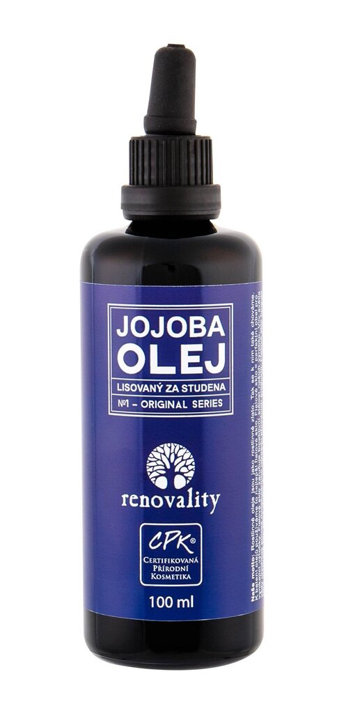 Kosmeetiline õli jojobaga Renovality 100 ml цена и информация | Eeterlikud ja kosmeetilised õlid | kaup24.ee