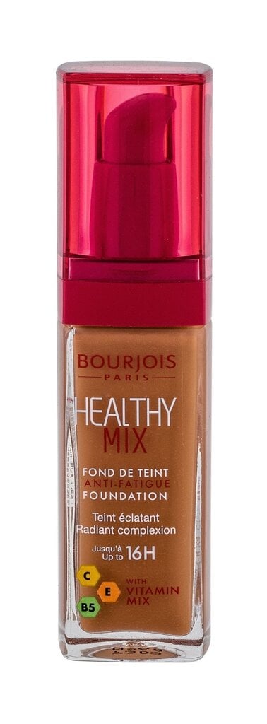 Kreempuuder Bourjois Paris Healthy Mix 30 ml, 60 Dark Amber hind ja info | Jumestuskreemid, puudrid | kaup24.ee