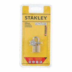 Võtmega tabalukk Stanley Messing Vibu (2 cm) цена и информация | Дверные замки | kaup24.ee