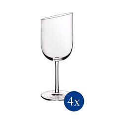 Villeroy &amp; Boch valge veini klaas 0,3l NewMoon, 4tk цена и информация | Стаканы, фужеры, кувшины | kaup24.ee