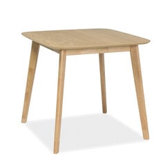 Стол Signal Meble Mosso III, 80x80 см, цвет дуба цена и информация | Кухонные и обеденные столы | kaup24.ee