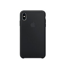 Apple Silicone Cover MRWE2ZM/A Black hind ja info | Telefoni kaaned, ümbrised | kaup24.ee