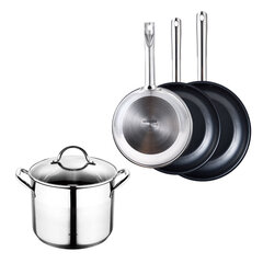 Набор сковородок Bergner Cookware Gourmet (4 шт) цена и информация | Cковородки | kaup24.ee