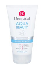 Näopuhastusgeel Dermacol Aqua beauty 3in1 150 ml hind ja info | Näopuhastusvahendid | kaup24.ee