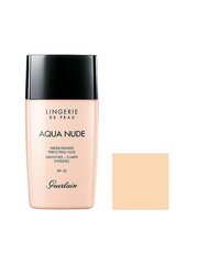 Жидкая тональная основа Guerlain Lingerie de Peau Aqua Nude Perfecteur SPF 20 30 мл, 01N Very Light цена и информация | Пудры, базы под макияж | kaup24.ee