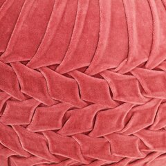tumba, puuvillane samet, voltidega, 40 x 30 cm roosa цена и информация | Кресла-мешки и пуфы | kaup24.ee