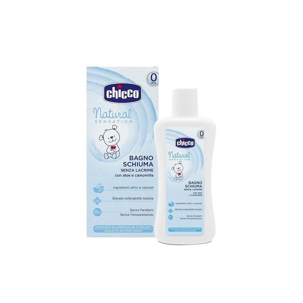 Vannivaht lastele Chicco Natural Sensation 200 ml цена и информация | Laste ja ema kosmeetika | kaup24.ee