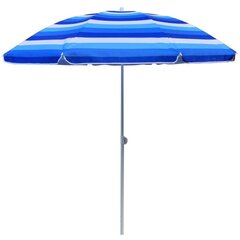 Päikesevari Enero Camp Blue Line, sinine цена и информация | Зонты, маркизы, стойки | kaup24.ee