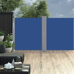 lahtitõmmatav külgsein, sinine, 160 x 600 cm hind ja info | Päikesevarjud, markiisid ja alused | kaup24.ee