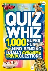 Quiz Whiz: 1,000 Super Fun, Mind-Bending, Totally Awesome Trivia Questions цена и информация | Книги для подростков и молодежи | kaup24.ee