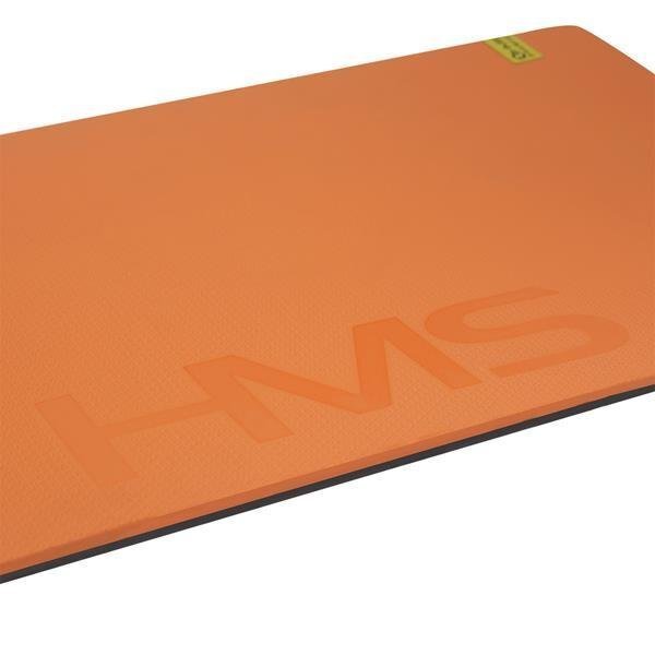 Võimlemismatt HMS Premium MFK01 TPE 110x55x1,5 cm, oranž/must цена и информация | Joogamatid | kaup24.ee