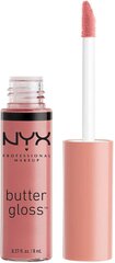 Huuleläige NYX Professional Makeup Butter Gloss 8 ml, BLG07 Tiramisu hind ja info | Huulepulgad, -läiked, -palsamid, vaseliin | kaup24.ee