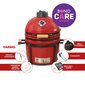 Keraamiline grill KAMADO BONO MINIMO 40 cm, punane цена и информация | Grillid | kaup24.ee