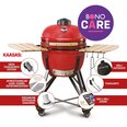 Keraamiline grill KAMADO BONO MEDIA 52 cm, punane