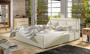 Кровать Belluno MD, 140x200 см, кремовая цена и информация | Кровати | kaup24.ee