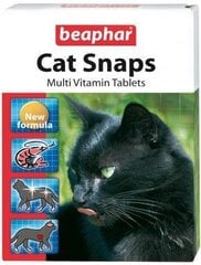 Beaphar Cat Snaps vitamiinid kassile , 75 tabl hind ja info | Vitamiinid, toidulisandid ja parasiitide vastased tooted | kaup24.ee
