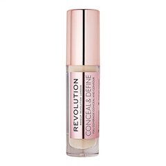 макияж Revolution Make Up Conceal & Define C3 (3,4 ml) цена и информация | Пудры, базы под макияж | kaup24.ee