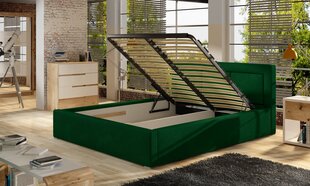 Кровать Belluno MTP, 160x200 см, зеленая цена и информация | Кровати | kaup24.ee
