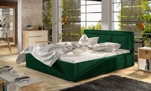 Кровать Belluno MD, 160x200 см, зеленая цена и информация | Кровати | kaup24.ee