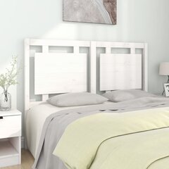 voodipeats, valge, 140,5x4x100 cm, männipuit hind ja info | Voodid | kaup24.ee