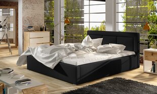 Кровать Belluno MD, 180x200 см, черная цена и информация | Кровати | kaup24.ee