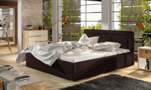 Кровать Belluno MD, 180x200 см, гобелен, коричневая цена и информация | Кровати | kaup24.ee