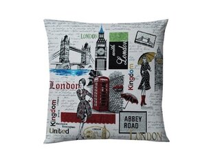 Dekoratiivne padjapüür London, 45x45 cm цена и информация | Декоративные подушки и наволочки | kaup24.ee