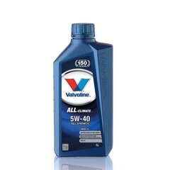 Масло моторное Valvoline ALL CLIMATE DIESEL C3 5W40, 1 л цена и информация | Моторные масла | kaup24.ee