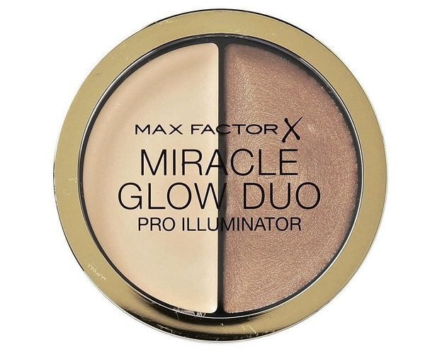 Sära andev toode Max Factor Miracle Glow Duo Pro, 20 Medium, 11 g hind ja info | Päikesepuudrid, põsepunad | kaup24.ee