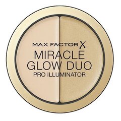 Sära andev toode Max Factor Miracle Glow Duo Pro,10 Light, 11 g hind ja info | Päikesepuudrid, põsepunad | kaup24.ee