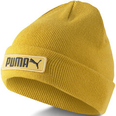 Шапка Puma Classic Cuff Beanie Mi Yellow 023434 05 цена и информация | Мужские шарфы, шапки, перчатки | kaup24.ee