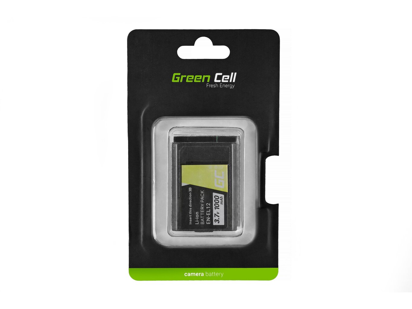 Green Cell® for Nikon Coolpix AW100 AW110 AW120 S9500 S9300 S9200 S9100 S8200 S8100 S6300 3.7V 1000mAh цена и информация | Akud, patareid fotoaparaatidele | kaup24.ee