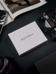 Кожаный мужской кошелек Rovicky, черный цена и информация | Мужские кошельки | kaup24.ee