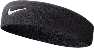 Повязка на голову Nike Swoosh Headband Black NNN07 010 цена и информация | Мужские шарфы, шапки, перчатки | kaup24.ee