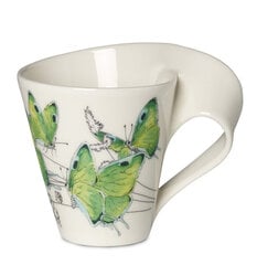 Villeroy &amp; Boch Kruus NewWave Caffe 0,3l, roheline liblikas hind ja info | Klaasid, tassid ja kannud | kaup24.ee