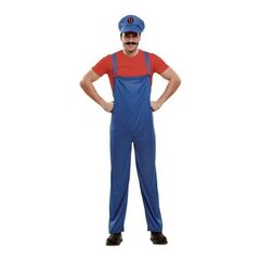 Maskeraadi kostüüm täiskasvanutele Super Plumber (M/l) hind ja info | Karnevali kostüümid | kaup24.ee