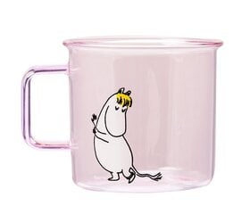 Стеклянная чаша Muurla Moomin 3,5 л, розовая цена и информация | Стаканы, фужеры, кувшины | kaup24.ee