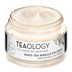 Silmakreem valge teega Teaology 15 ml цена и информация | Сыворотки, кремы для век | kaup24.ee