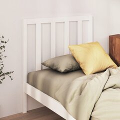 voodipeats, valge, 106 x 4 x 100 cm, männipuit цена и информация | Кровати | kaup24.ee