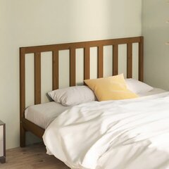 voodipeats, meepruun, 126 x 4 x 100 cm, männipuit hind ja info | Voodid | kaup24.ee